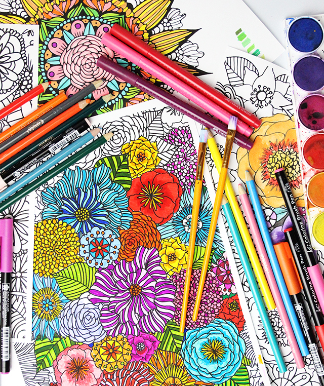 my favorite ways to color and a free coloring download | alisaburke ...